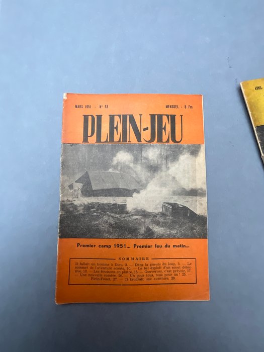 3 Fascicules Plein jeu - Illustrations de Joubert et Mitacq - 1951