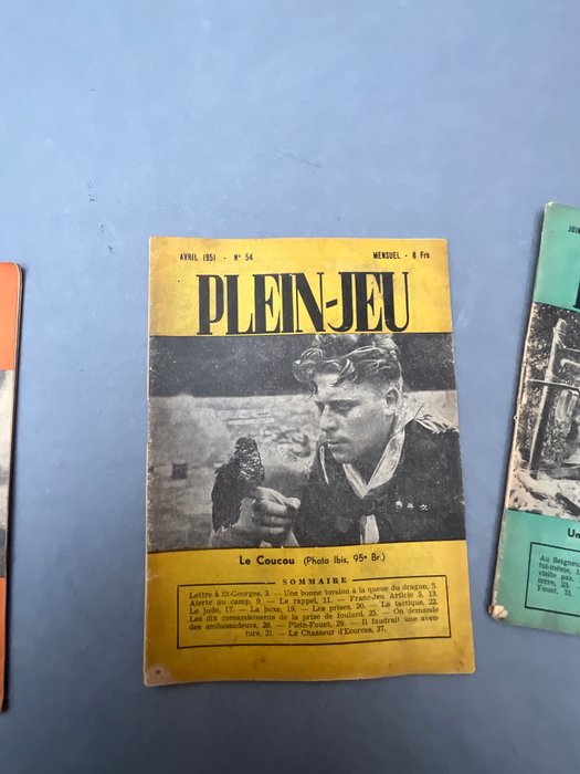 3 Fascicules Plein jeu - Illustrations de Joubert et Mitacq - 1951