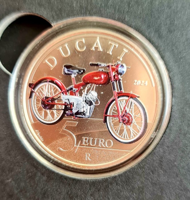 Italien. 5 Euro 2024 "Ducati" - Trittico  (Ingen mindstepris)