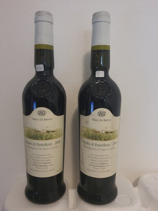 2000 Marco De Bartoli, Bukkuram Passito di Pantelleria - Sicilien DOC - 2 Jennies (0,5 L)