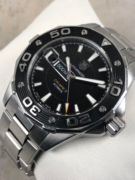 TAG Heuer - Aquaracer Calibre 5 500M - Ingen mindstepris - WAJ2110 - Mænd - 2010-2020