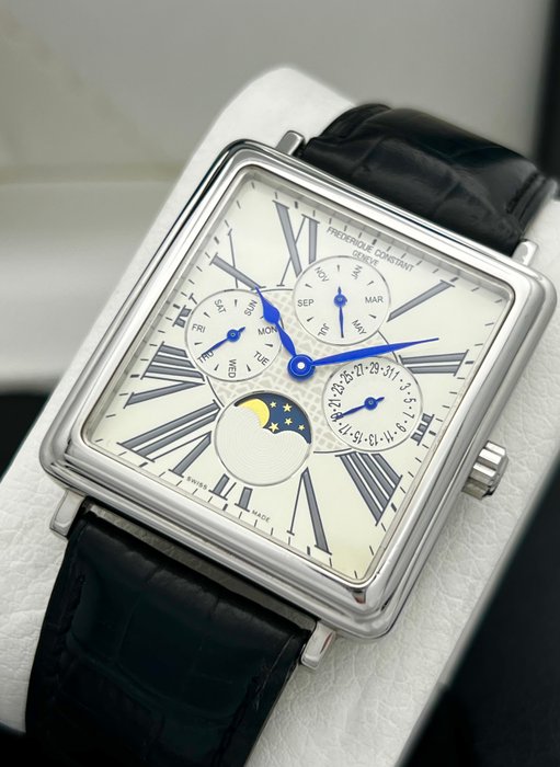 Frédérique Constant - Triple Date Moon Phase Carre - FC265X3C4/5/6 - Mænd - 2000-2010