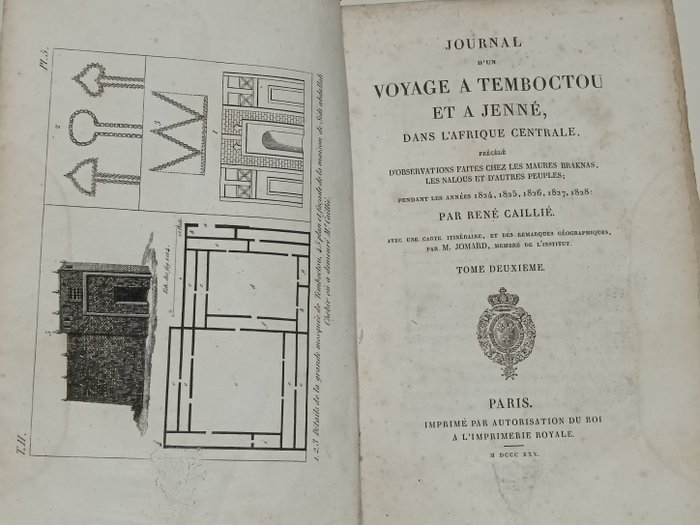 René Caillié - Journal d'un Voyage à Temboctou et à Jenné dans l'Afrique Centrale - 1830