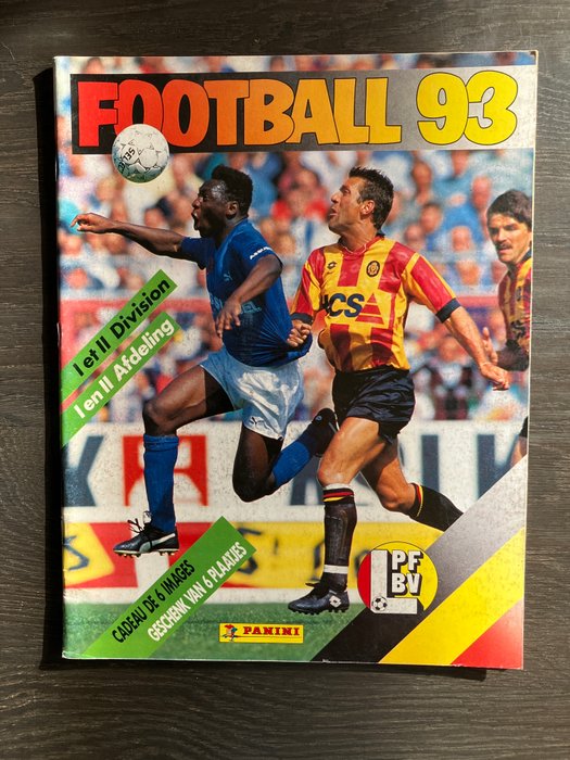 Panini - Football Belgium 1993 - Roger Lukaku father of Romelu Lukaku - Rookie Josip Weber - Par Zetterberg - 1 Empty album + complete loose sticker set