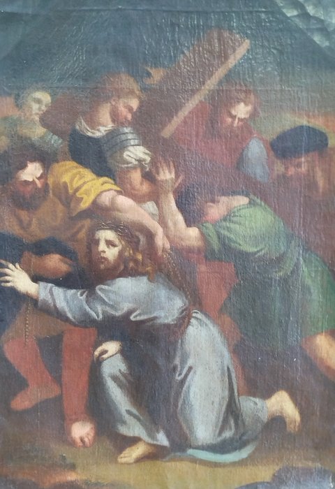 European School (XIX) - Christ on the path to Calvary