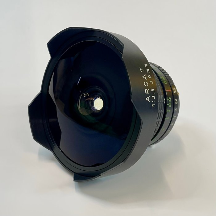 Arsat 3,5/30mm voor Pentacon Six plus Nikon F adapter | Wide Prime objektiv