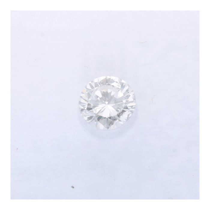 Ingen mindstepris - 1 pcs Diamant  (Natur)  - 020 ct - Rund - E - SI2 - International Gemological Institute (IGI)