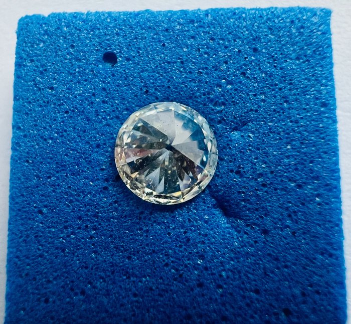 Ingen mindstepris - 1 pcs Diamant  (Natur)  - 0.41 ct - Rund - H - SI1 - International Gemological Institute (IGI) - *3EX Ingen*