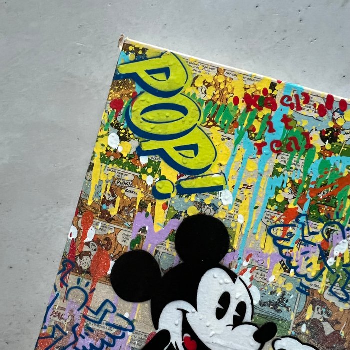 Koen Betjes (1992) - Mickey  Minnie Mouse x StreetArt (canvas)