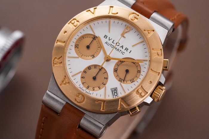 Bvlgari - Diagono Chronograph - CH 35 SG - Mænd - 1990-1999