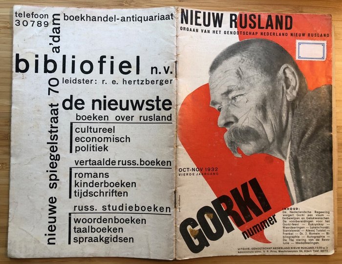 Diverse - Nieuw Rusland. Orgaan van het genootschap Nederland Nieuw Rusland. Gorki nummer - 1932-1934