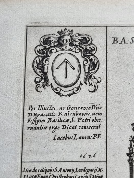 Giovanni Giacomo De Rossi (1627-1691) - Giacomo Lauro (prima del 1650) - Lot. of 2: Basilica S. Petri - Pyramis Aut Sepulchrum C. Cestii - Antiquae urbis splendor Roma