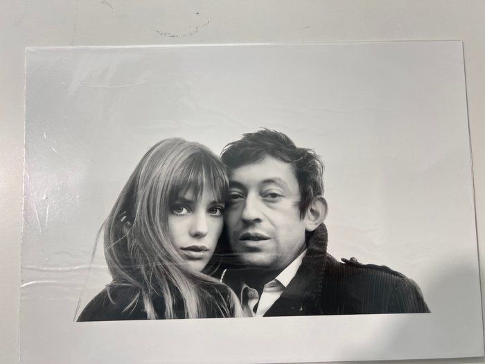 Serge Gainsbourg and Jane Birkin 1969 - Collector Image - Size 42x30 cm - Gallery Stamp - Limited - 100% new condition - Never Exposed - - Flat shipped !