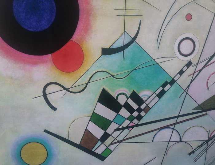 Kandinsky (after) - Composicion Musical nº 8  - Big Size XL - Licensed Print