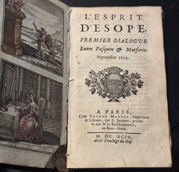 Eustache Le Noble - L'Esprit d'Ésope - 1694