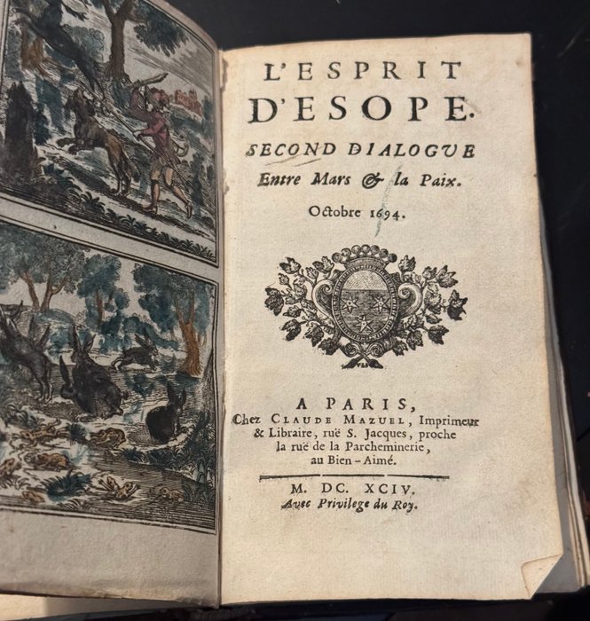 Eustache Le Noble - L'Esprit d'Ésope - 1694