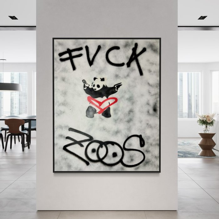 Timo Wedell (1994) - Fuck Zoos Like Banksy - XXL