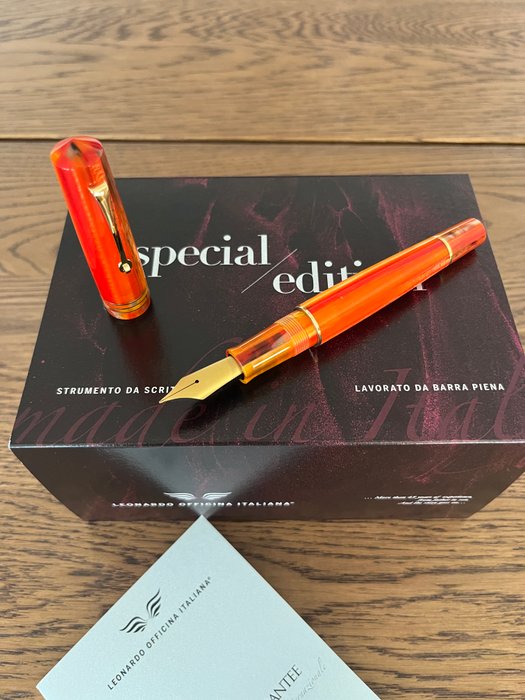 Leonardo Officina Italiana - MZG Mango - Titanium nib - Fyldepen