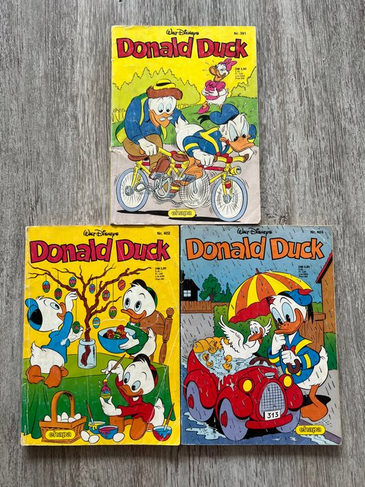 Donald Duck - 3 Bøger - 1989