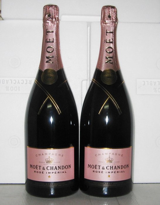 Moët  Chandon, Impérial Rosé - Champagne Brut - 2 Magnummer (1,5 L)