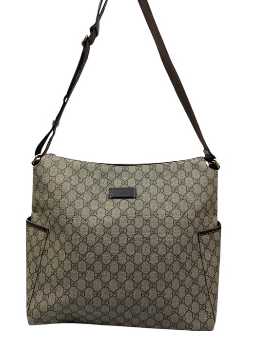 Gucci - GG Coated Canvas - Skuldertaske