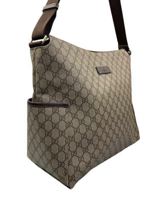 Gucci - GG Coated Canvas - Skuldertaske