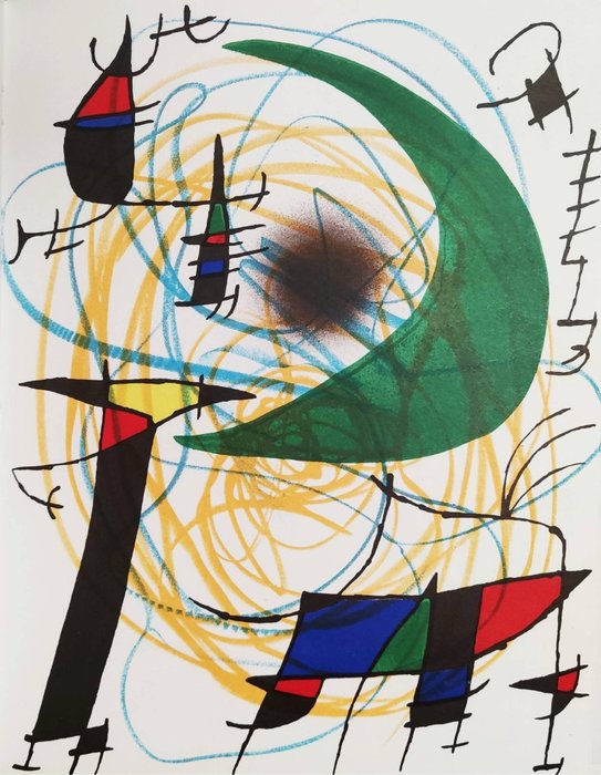 Joan Miro (1893-1983) - Litografía original V