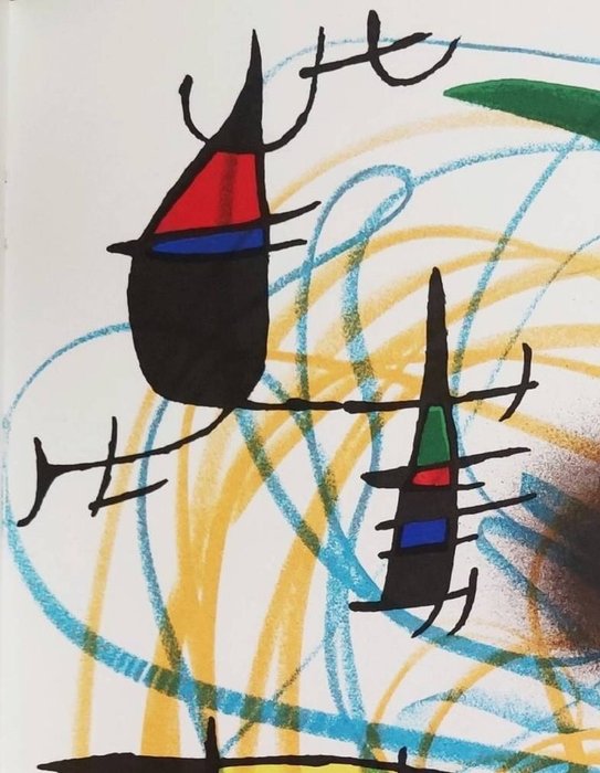 Joan Miro (1893-1983) - Litografía original V