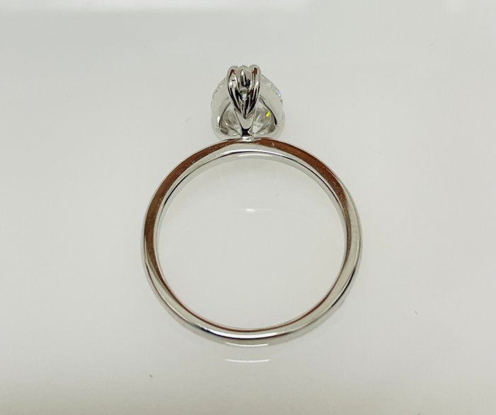 Forlovelsesring - 18 kraat Hvidguld -  2.11ct. tw. Diamant (Laboratoriedyrket)