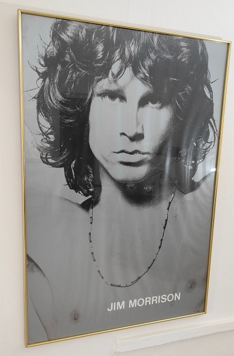 Lizard King - Jim Morrison - The American Poet - Number Poster Framed