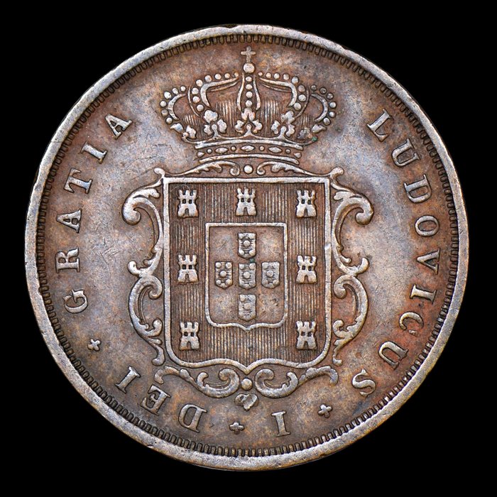 Portugal. D. Luís I (1861-1889). X Reis 1874 - Escassa