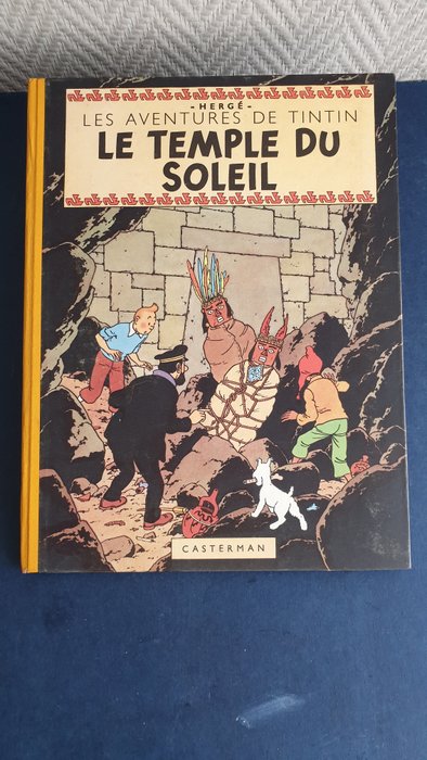 Tintin T14 - Le temple du soleil (B3) - C - 1 Album - Første udgave - 1949