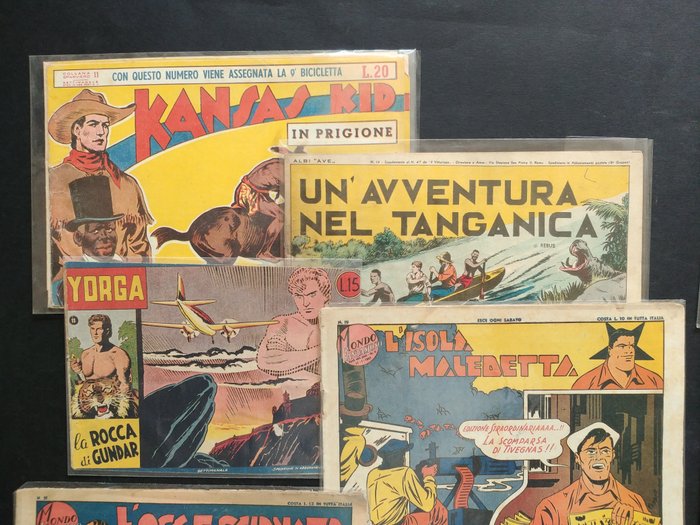 27 fumetti spillati originali Morgan il corsaro Miss diavolo e altri - 27 Comic - Første udgave