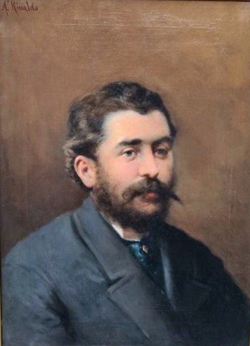 Rinaldo Agazzi (1857-1939) - Ritratto di gentiluomo