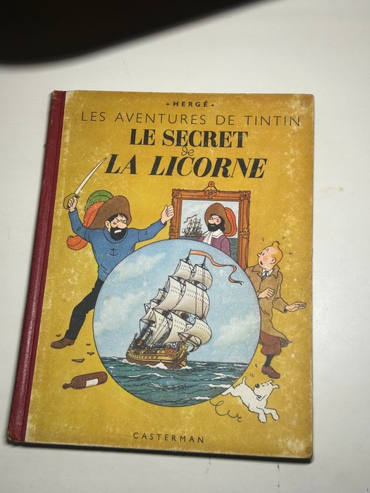 Tintin T11 - Le secret de la Licorne (A20) - C - 1 Album - Første udgave - 1943