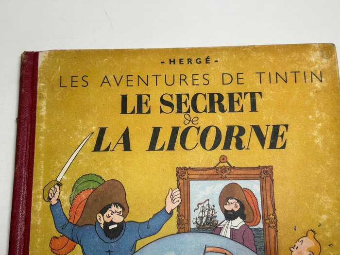 Tintin T11 - Le secret de la Licorne (A20) - C - 1 Album - Første udgave - 1943