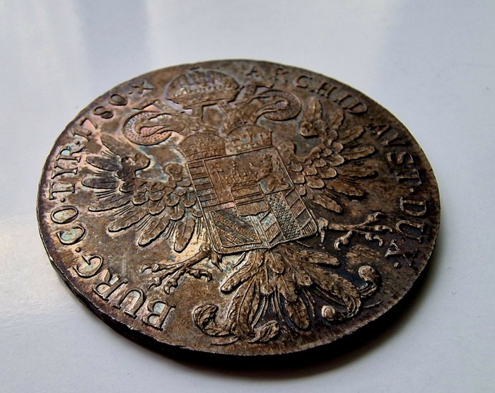 Østrig. Maria-Theresia. Thaler (taler) 1780 Restrike Silber .833 ( 3 pieces )  (Ingen mindstepris)