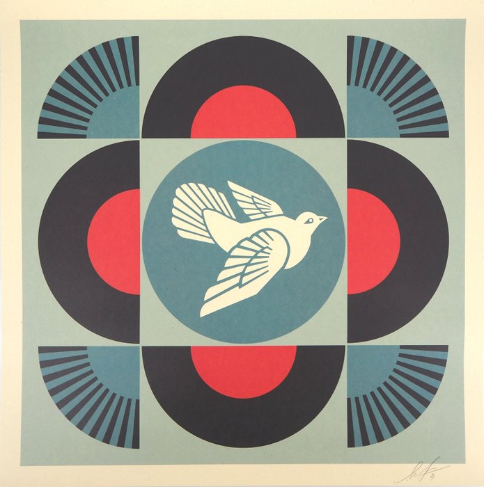 Shepard Fairey (OBEY) (1970) - Geometric Dove : Peace