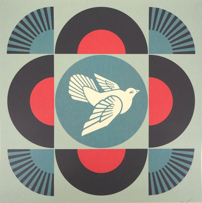 Shepard Fairey (OBEY) (1970) - Geometric Dove : Peace