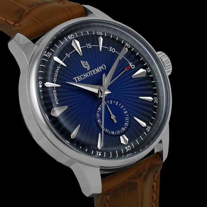 Tecnotempo - Automatic "Power Reserve" - Limited Edition - Blue Dial - TT.50.PWBL - Mænd - 2011-nu