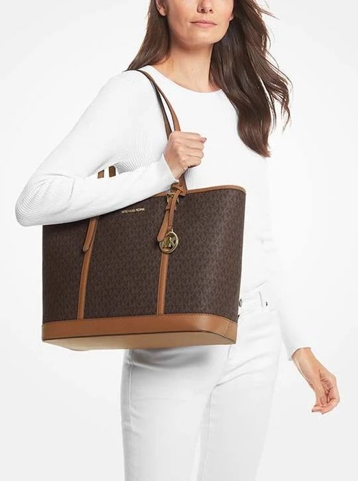 Michael Kors - Jet Set Travel Brown - Håndtaske