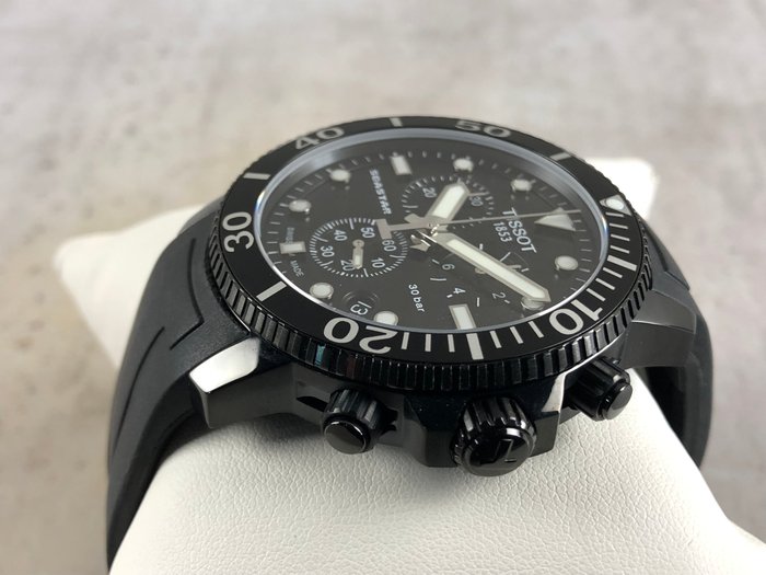 Tissot - Seastar 1000 Chronograph Black - Ingen mindstepris - T120.417.37.051.02 - Mænd - 2011-nu