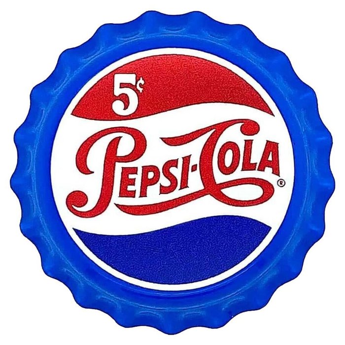 Tchad. 500 Francs 2022 Pepsi® Retro Bottle Cap Shape, 6g (.999)  (Ingen mindstepris)