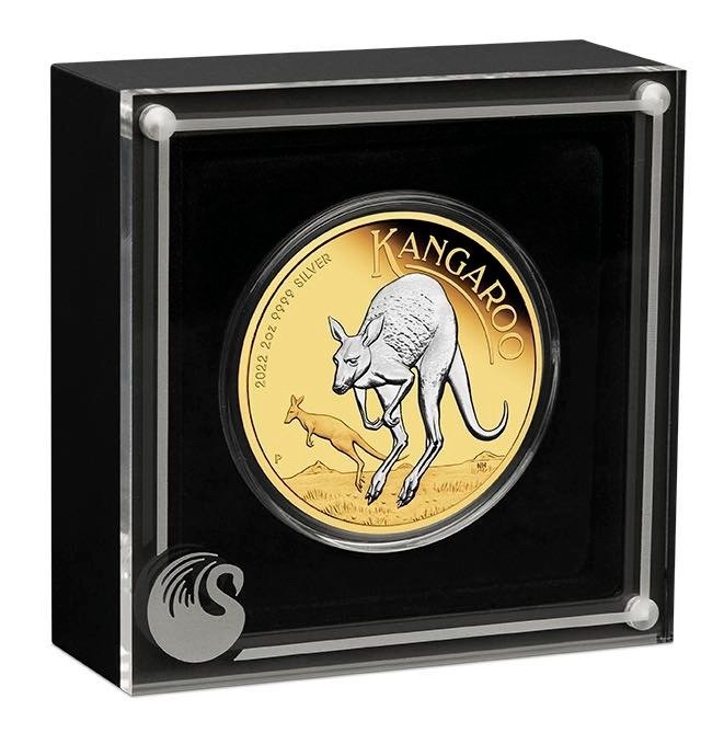 Australien 2 Dollars 2022 Kangaroo 2 Oz (999)