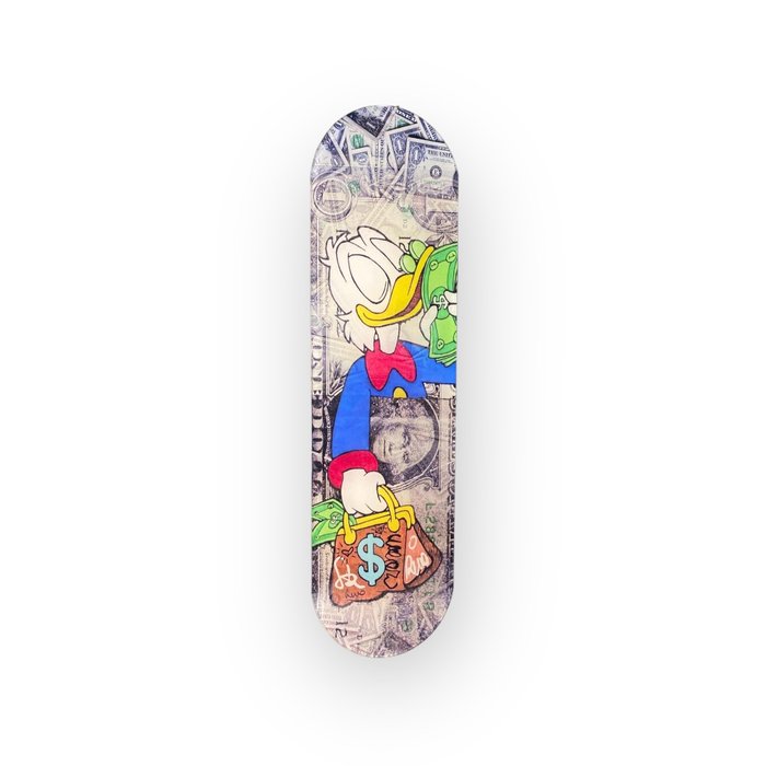 Mike Blackarts - Scrooge McDuck - Skateboard artwork