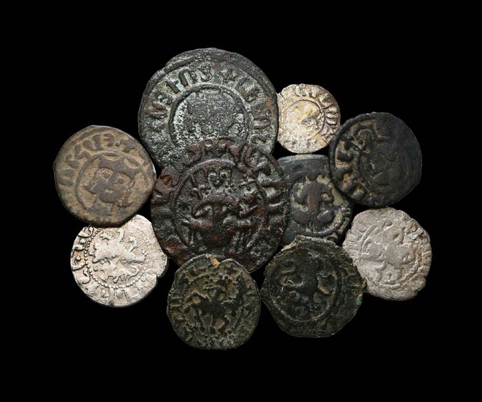 Armenien. A very beautiful Collection of 10x Crusader era Selected Armenian Coins 9th - 12th centuries AD  (Ingen mindstepris)