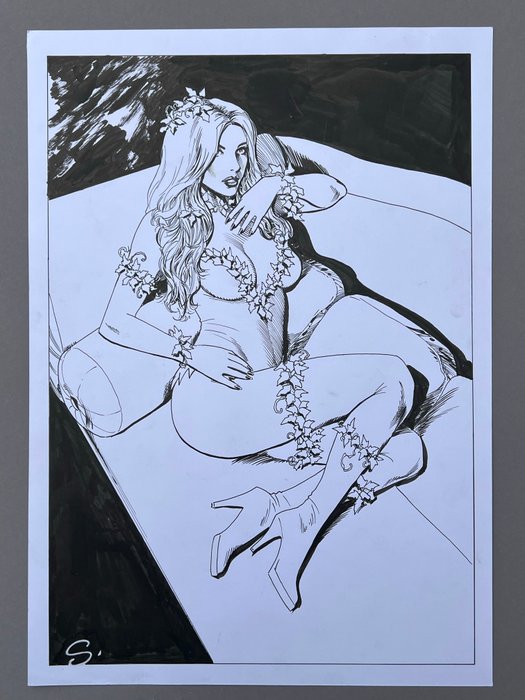 Steve Scott - 1 Original drawing - Poison Ivy