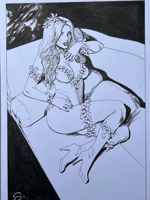 Steve Scott - 1 Original drawing - Poison Ivy