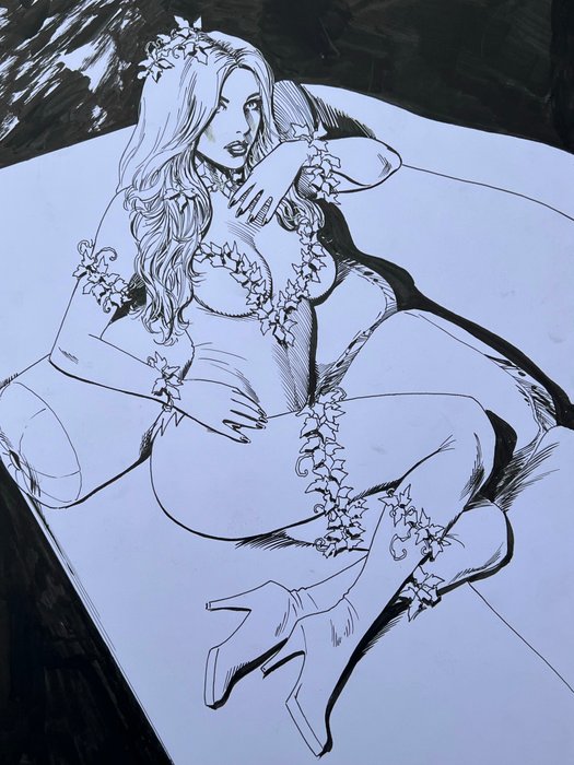 Steve Scott - 1 Original drawing - Poison Ivy