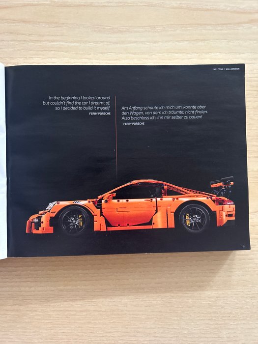 Manuale di montaggio originale Technic - 42056 Porsche 911 GT3 RS - 2016